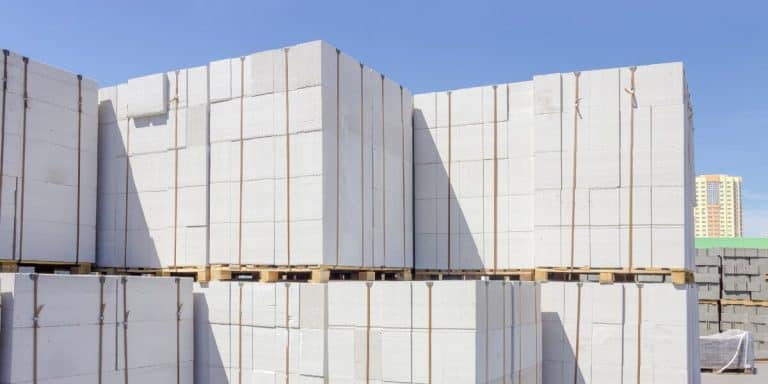 Aircrete Blocks Stack