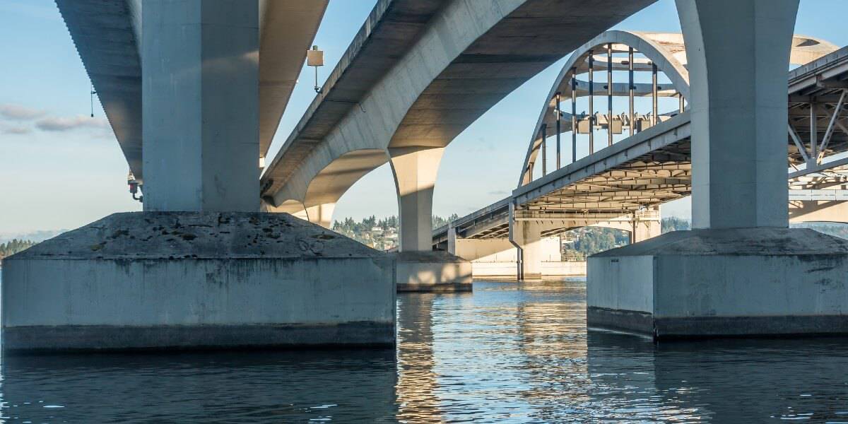 Underwater Concrete Bridge Piers