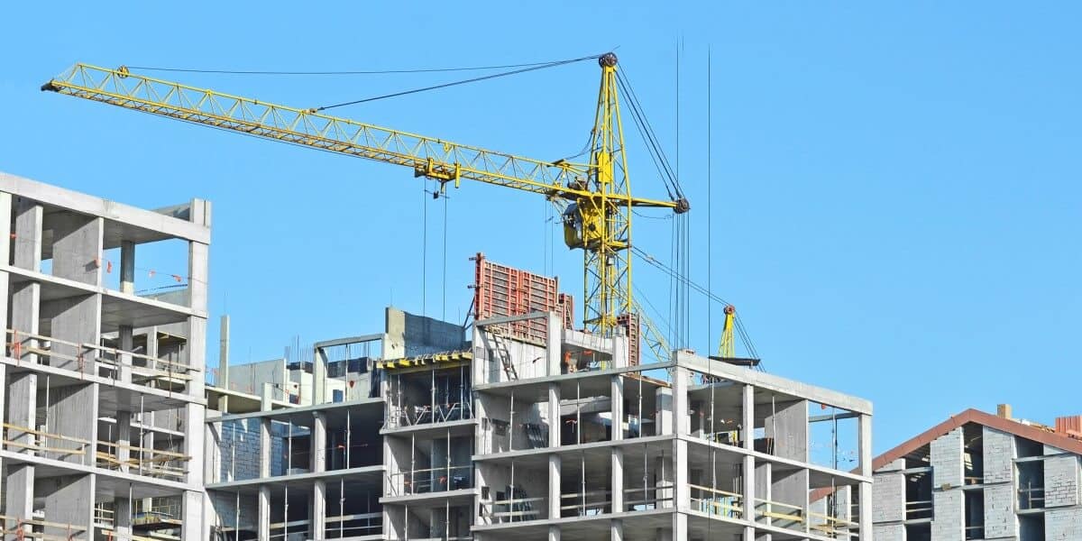 Construction Site and Crane