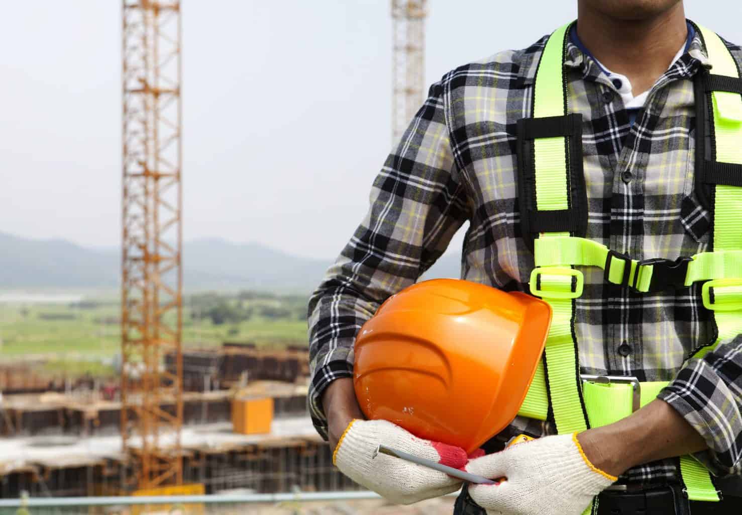 Construction Worker at Jobsite