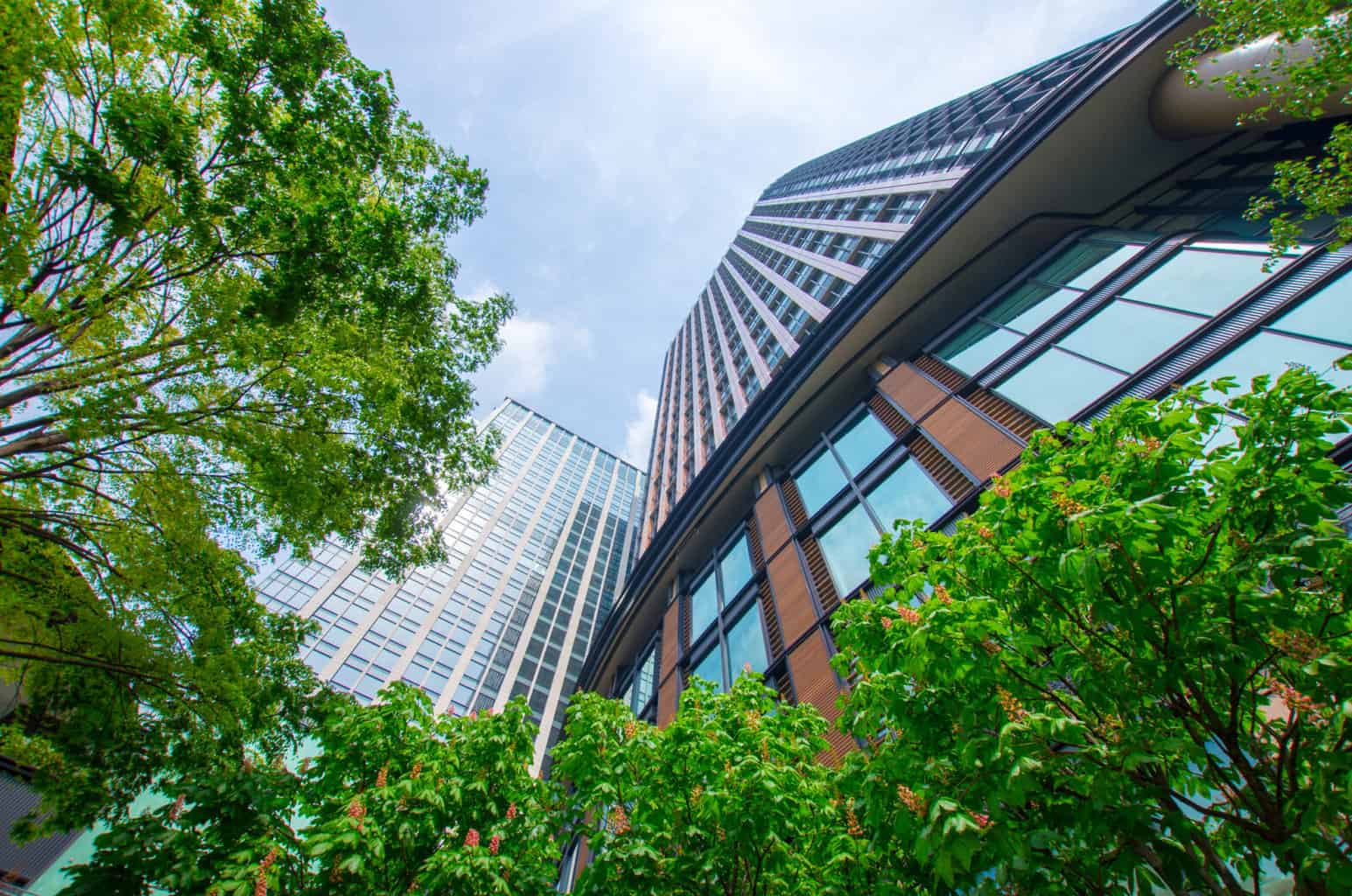 Green Buildings with Trees