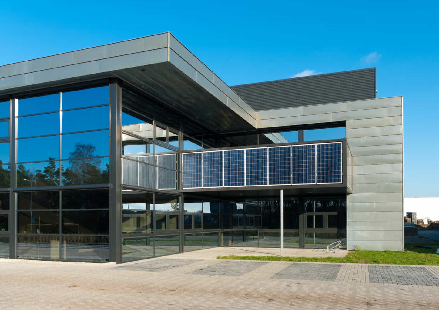 Sustainable Building with Solar Panels